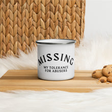 Load image into Gallery viewer, Missing Enamel Mug
