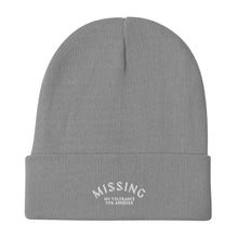 Load image into Gallery viewer, Missing Beanie (avail in Gray &amp; Black)
